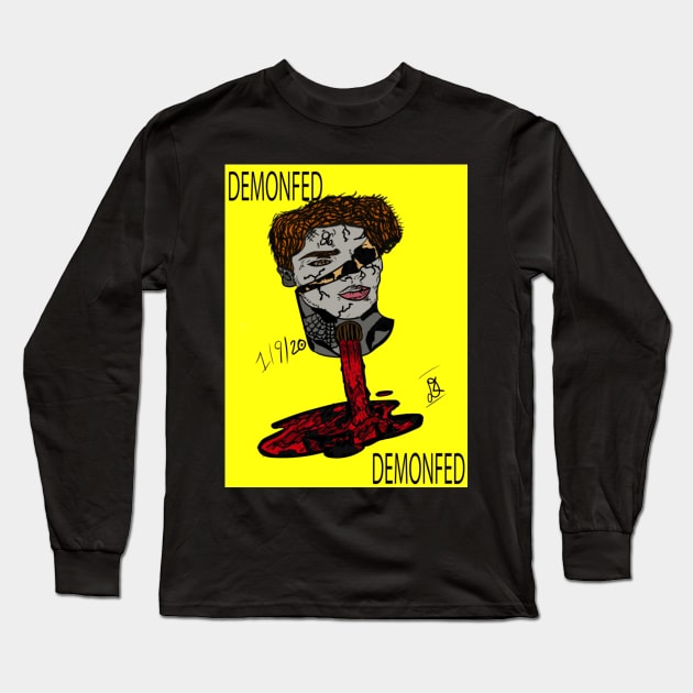 Drained Long Sleeve T-Shirt by DemonFed